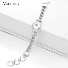 10 шт./лот 18 мм Vocheng имбирь оснастка кнопка змея браслет цепочка Ювелирные изделия Vb-075* 10