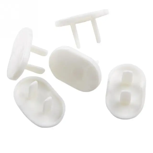 Electric Outlet 2 Plug Cover Children Kids Baby Safety Covers White Electric Outlet 2 Plug Cover Children Kids Baby Safety Covers White 5pcs Set For Us