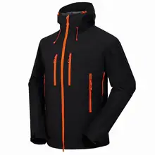Mountainskin Для мужчин зимние Softshell Пеший Туризм Куртки Спорт на открытом воздухе с капюшоном Кемпинг походы лыжный Водонепроницаемый флис мужской пальто VA041