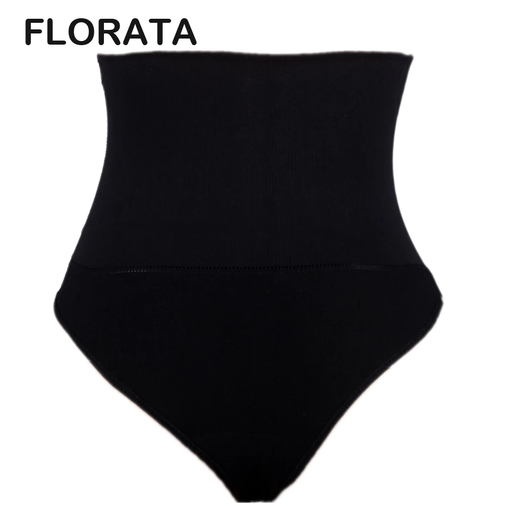 FLORATA Women Sexy Butt Lifter Shaping Control Abdomen Hip Pants Body Corset Control Shaper Thong Underwear G-String