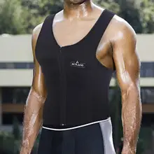 Acelane для мужчин талии утягивающий корсет Горячая бандаж для похудения жилет молния термальный неопрен тренировки майка для похудения тренажерный зал Fitne