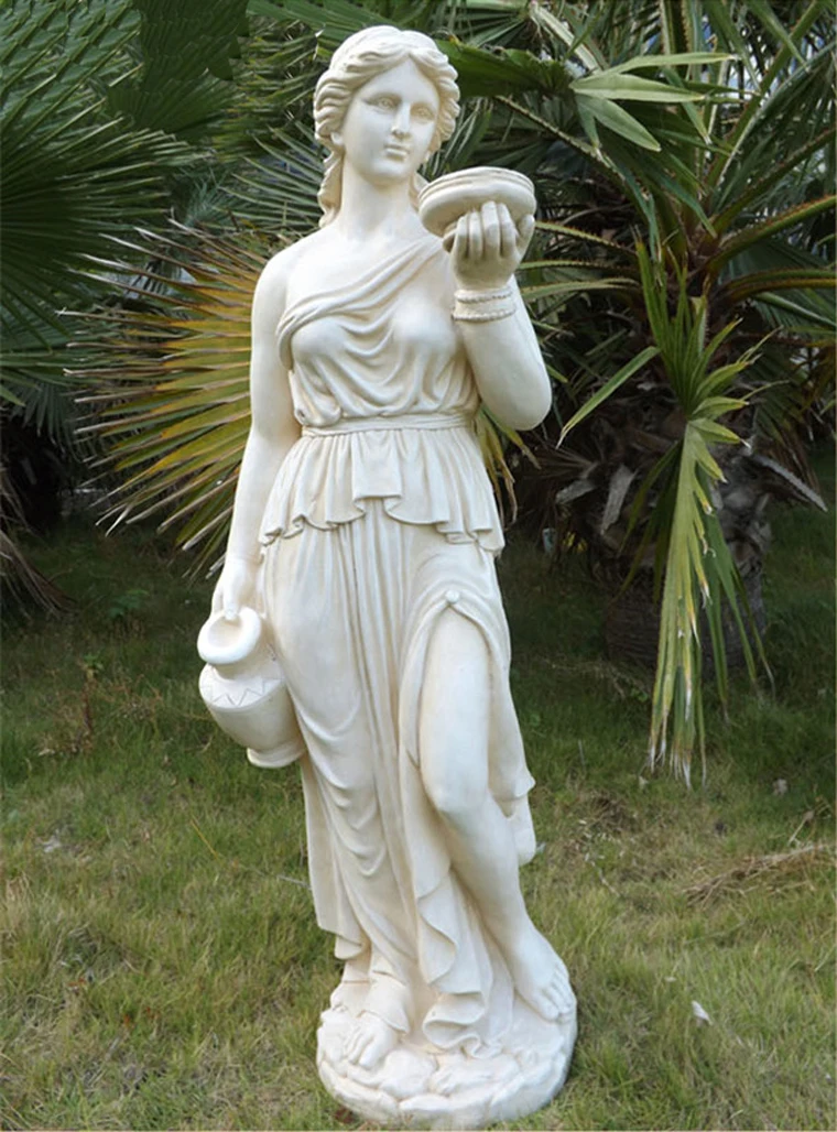 115 cm grande taille caractère européen sculpture jardin décor à la