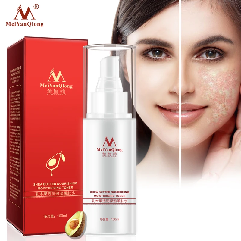 MeiYanQiong Shea Butter Moisturizing Face Toner Collagen Hyaluronic