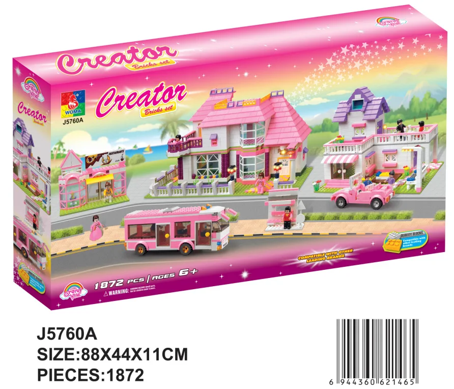 WM Model Compatible with Lego TCJ5752 878Pcs Models Building Kits Blocks Toys Hobby Hobbies For Boys Girls WM Model Compatible with Lego TCJ5752 878Pcs Models Building Kits Blocks Toys Hobby Hobbies For Boys Girls