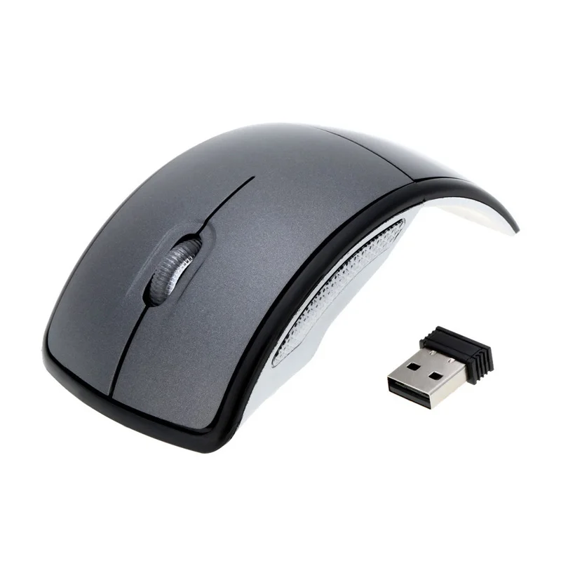 

2.4G Wireless Folding Mouse 1600 DPI Traveling Mouse For Computer Mini Mice USB Receiver Mouses Wireless For Notebook Laptop