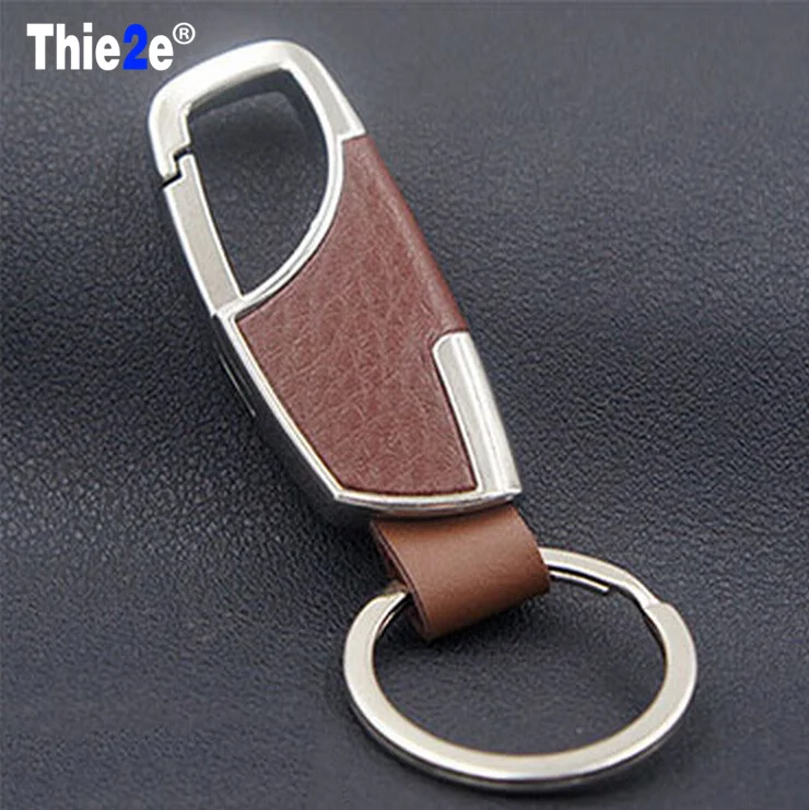 Lethered Key Chain Ring Keyfob Car Keyring