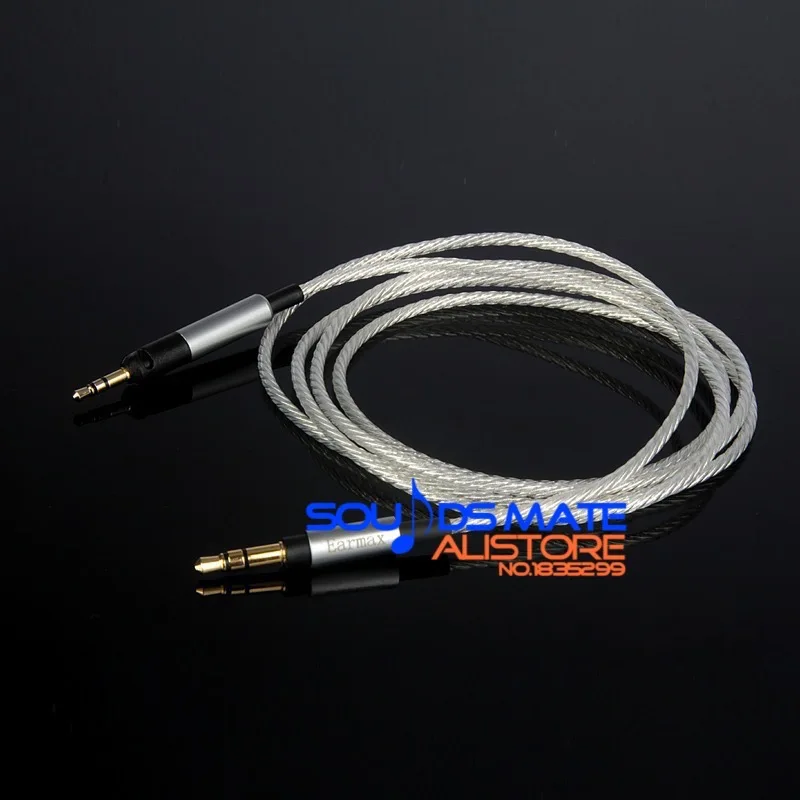 Upgrade Silver Plated HIFI Cable For Sennheiser HD595 HD598 HD558 HD518 Headphone 3 Colors Choose