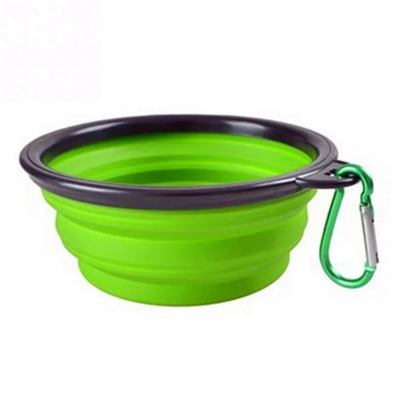 Складная миска для питомца силиконовая собак миски путешествий|puppy pet|bowl siliconebowl pet