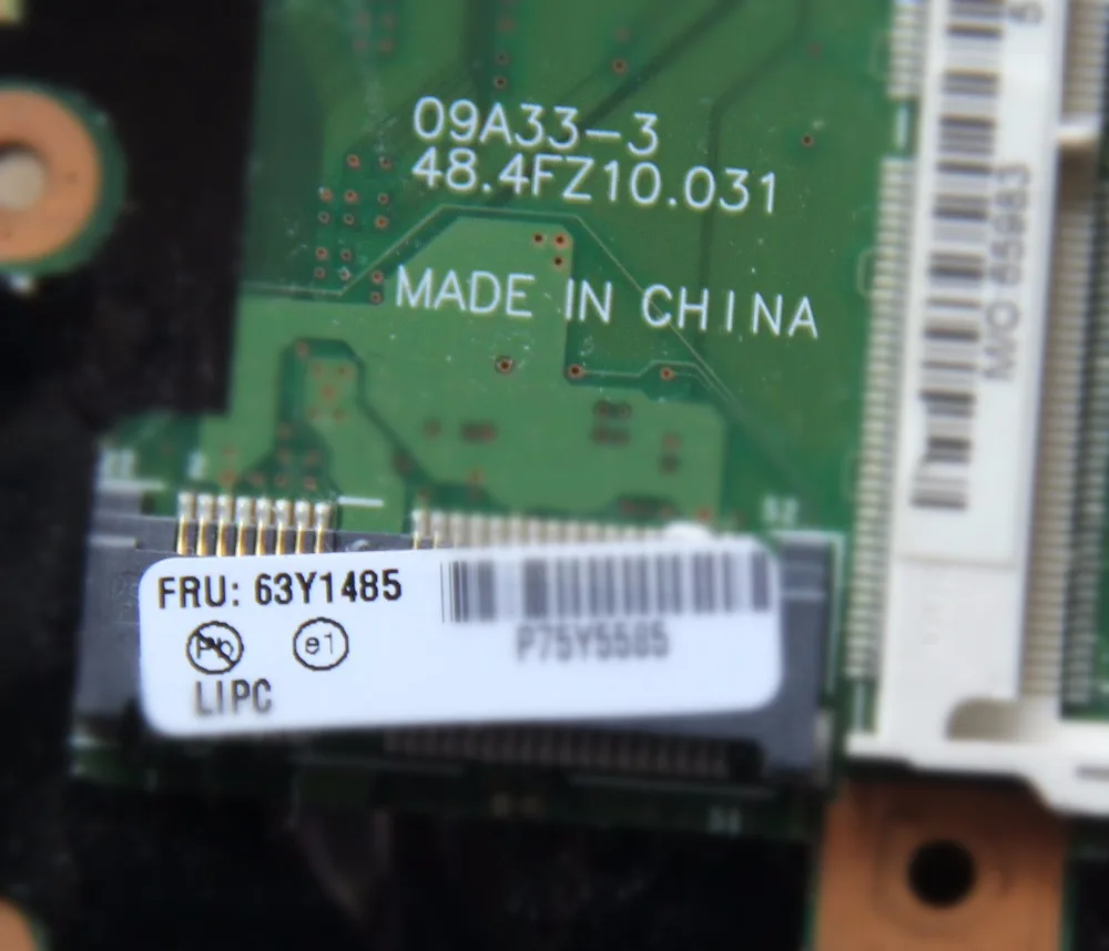 63Y1485 для ноутбука Lenovo T410 материнская плата 09A33 3 48 4fz10. 031 с фотографическим