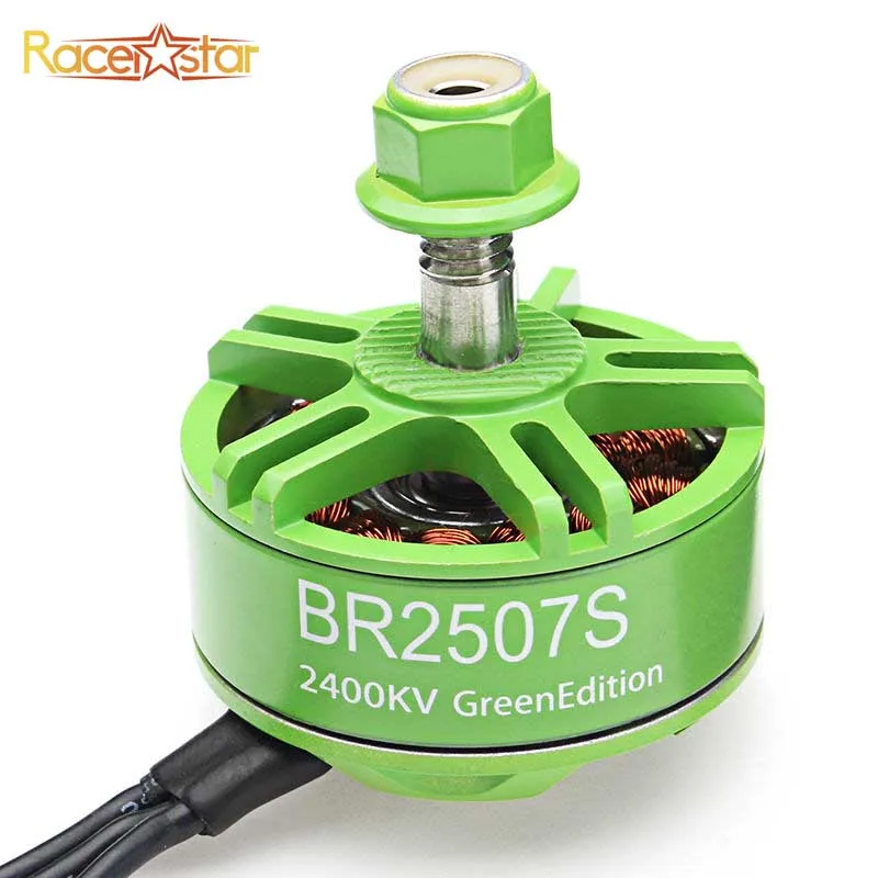 

Racerstar 2507 BR2507S Green Edition 1800KV 2400KV 2700KV 3-6S Brushless Motor For RC Models Multicopter Drone Frame Accs