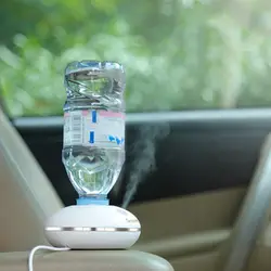 Мини-автомобиль увлажнитель воздуха Симпатичные замолчать увлажнитель для бутылки с водой второго поколения USB Поплавок воды машина для