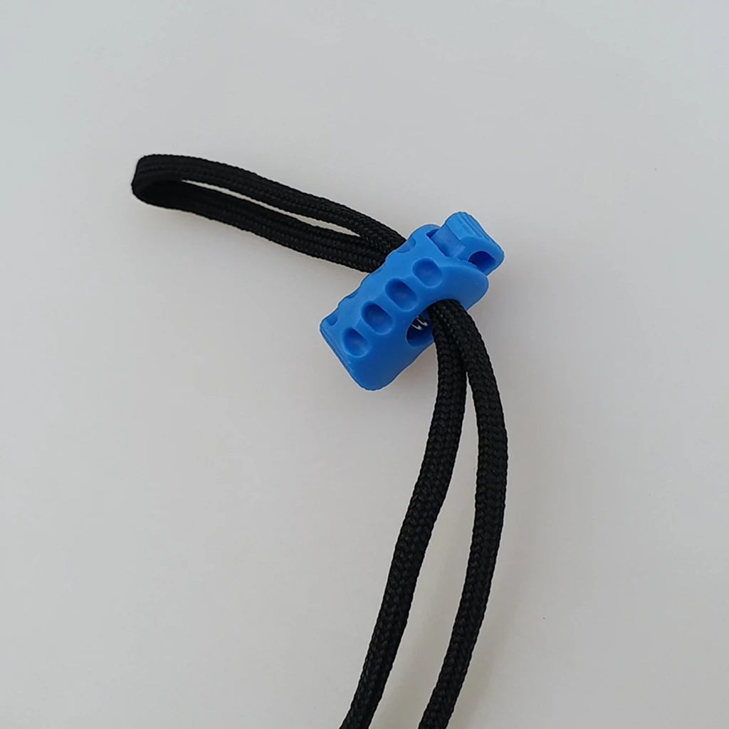 MagiDeal 10 Sets Cord Lock Toggle Buckle Shock Cord Stopper with Metal Spring for Drawstrings on Clothing and Bags 