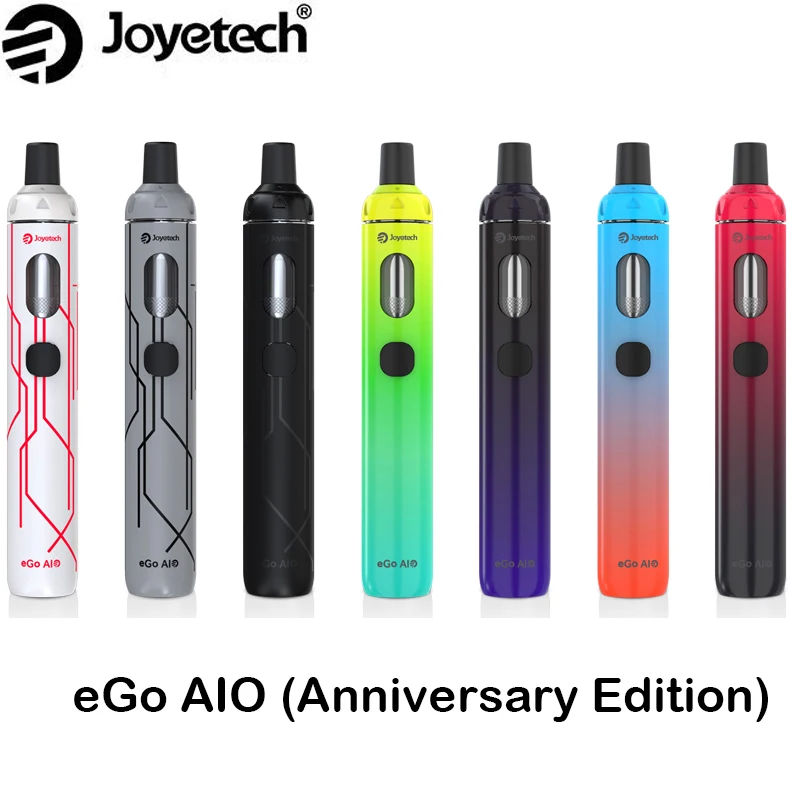 

Original Joyetech eGo AIO(10th Anniversary Edition) With 1500mAh Battery And Atomizer 2ml Fit BF SS316 Coil E Cigarette Vape Pen