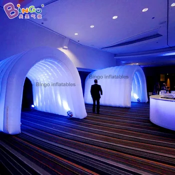 

FACTORY OUTLET 3x5x3mh inflatable lighting LED tunnel arch colorful tunnel tent personalized advertising entrance