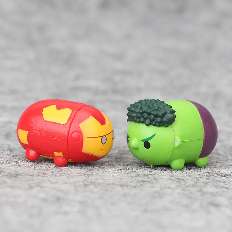 Куклы Disney Tsum 8 шт./лот Милая мини Экшн фигурка Мстители Человек паук Веном