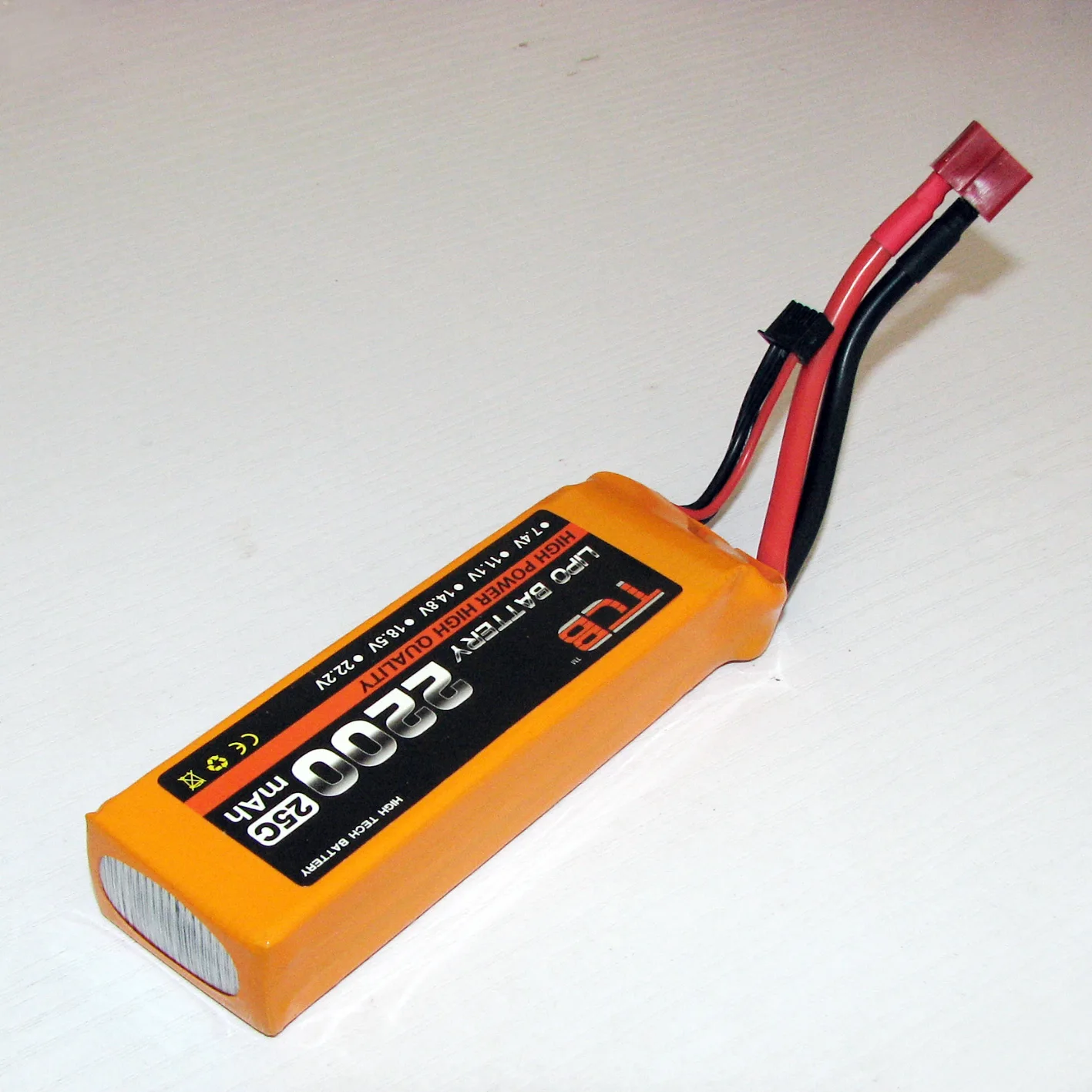 11 1 V/3S 2200mAh 25C LiPo батарея с Т образной вилкой оптовая цена RC модель аксессуары