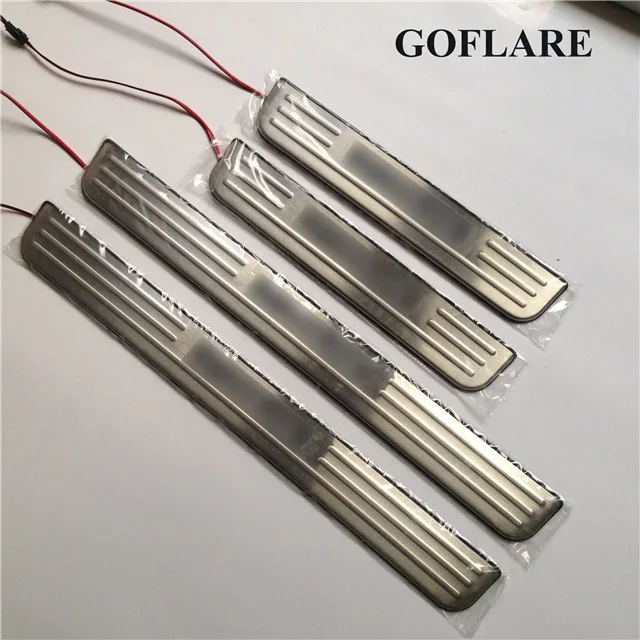

led door sill guards strip For Toyota Prius NHW11 NHW10 1997-2001 2002 2003 illuminated scuff plates sills cover thresholds