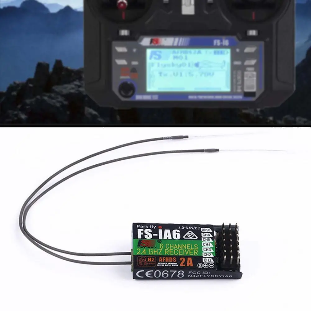 Professinal 1 Pcs FlySky FS iA6 2.4G 6 CH Receiver for FlySky