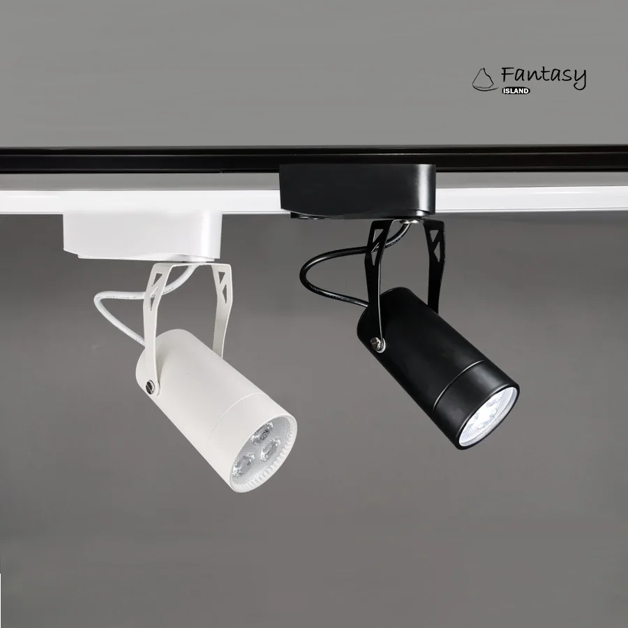 

Fantasy Island LED Track Spotlights COB Ceiling Lamps 360 Angle Adjustable AC85-265V 3/5W Lighting Fixtures Living Room Shop