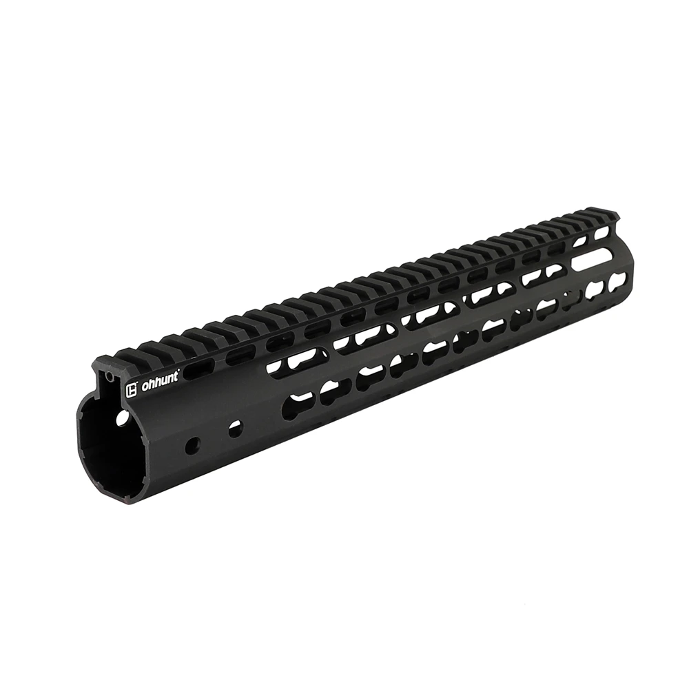 Ohhunt Tactical " 9" 1" 12" 13," 15" AR15 Rail NSR Free Float Keymod Handguard Пикатинни со стальной бочковой гайкой