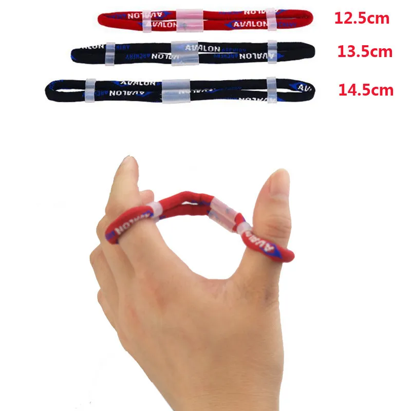 1pc 12.5/13.5/14.5cm Finger Sling Black/Red Ajustable Fingersling For