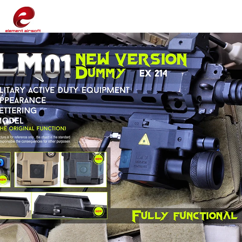 Новинка красная и ИК Лазерная инфракрасная вспышка Element Airsoft eLLM01 тактисветильник