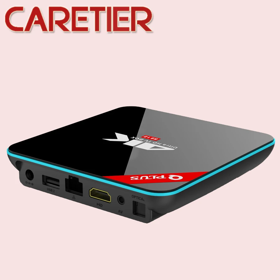 Приставка Смарт-ТВ Q PLUS 2 шт. Android 7 1 Восьмиядерный процессор Amlogic S912 ARM Cor Tex-A53 Гб 3 ГБ