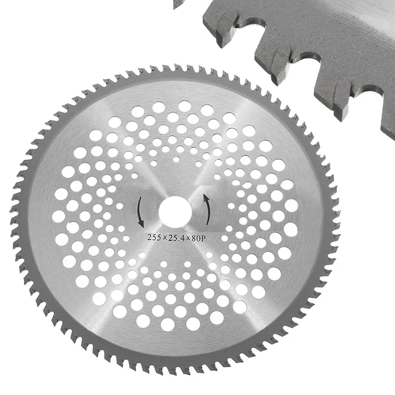 New 10inch 80T Teeth Carbide Tip Brush Cutter Trimmer Weed-eater Replacement Blade