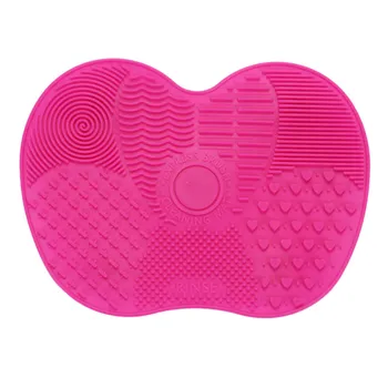 

Silicone Makeup Brush Cleaning Mat Cosmetic Eyebrow Brushes Cleaner Tool Foundation Makeup Brush Scrubber Board 6Solid Colors