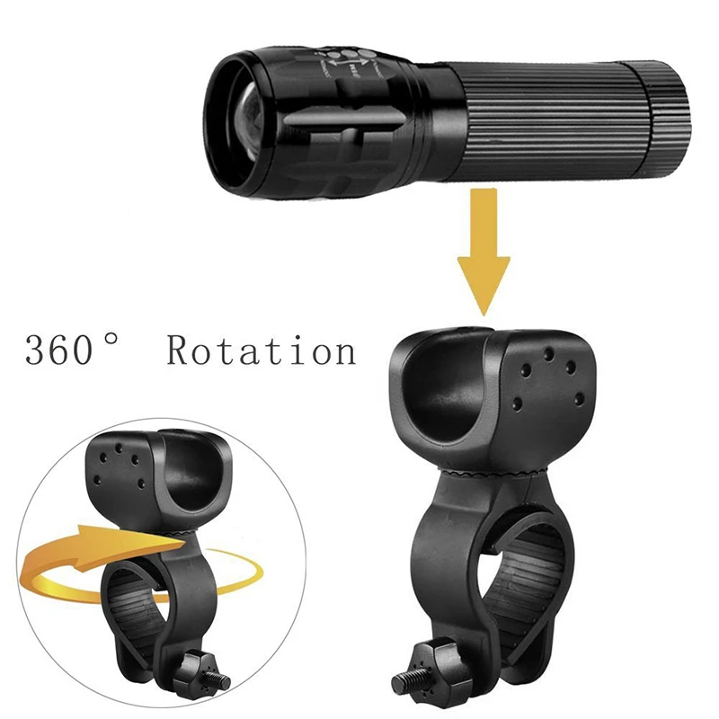 2300 LM Led Bike Flashlight 3 Mode Q5 Bicycle Bike Light Lamp Front Torch Lights Waterproof Lamp + Bike Holder LT0082 (1)