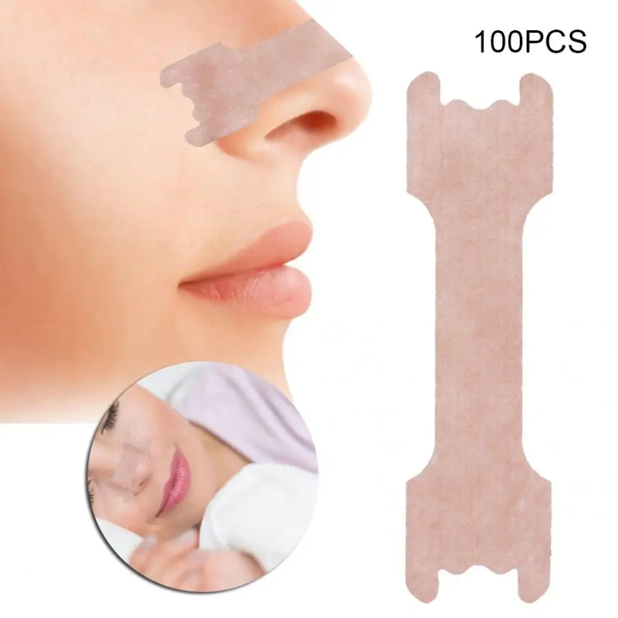 

100Pcs Fast efficient Anti Snoring Nasal Strips Help Breathing Stop Snore Healthy Sleeping Nasal Strips