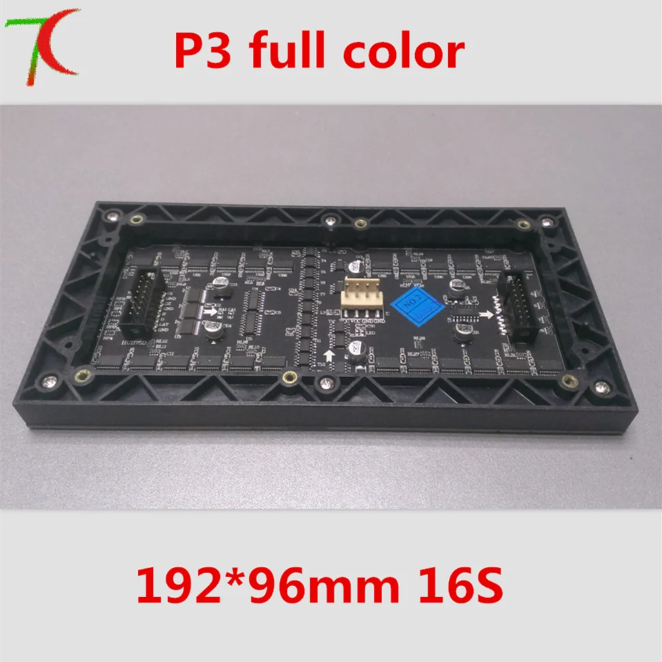 

P3 indoor smd full color module ,192*96mm,16scan,111111dots/sqm