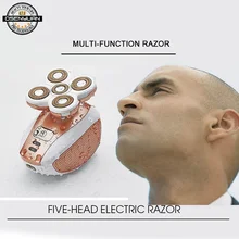 Электрический лысый электрическая бритва для волос Бритва депилятор руки и ноги Эпилятор человек женский Уход за волосами Перезаряжаемые эпилятор для удаления волос на теле