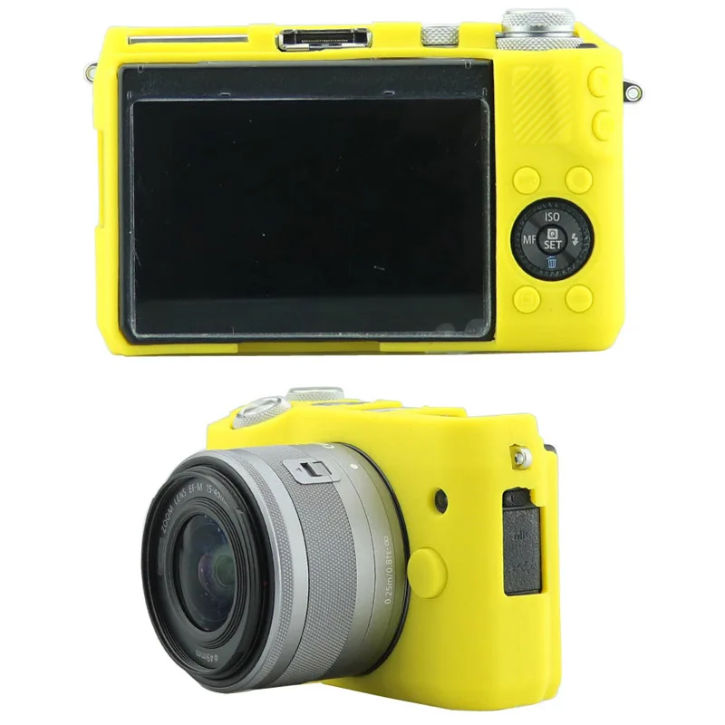 Sleeplion приятный мягкий Камера видео сумка для Canon EOS M6 силиконовый резиновый чехол Защитный беззеркальных Системы Камера тела кожного покрова