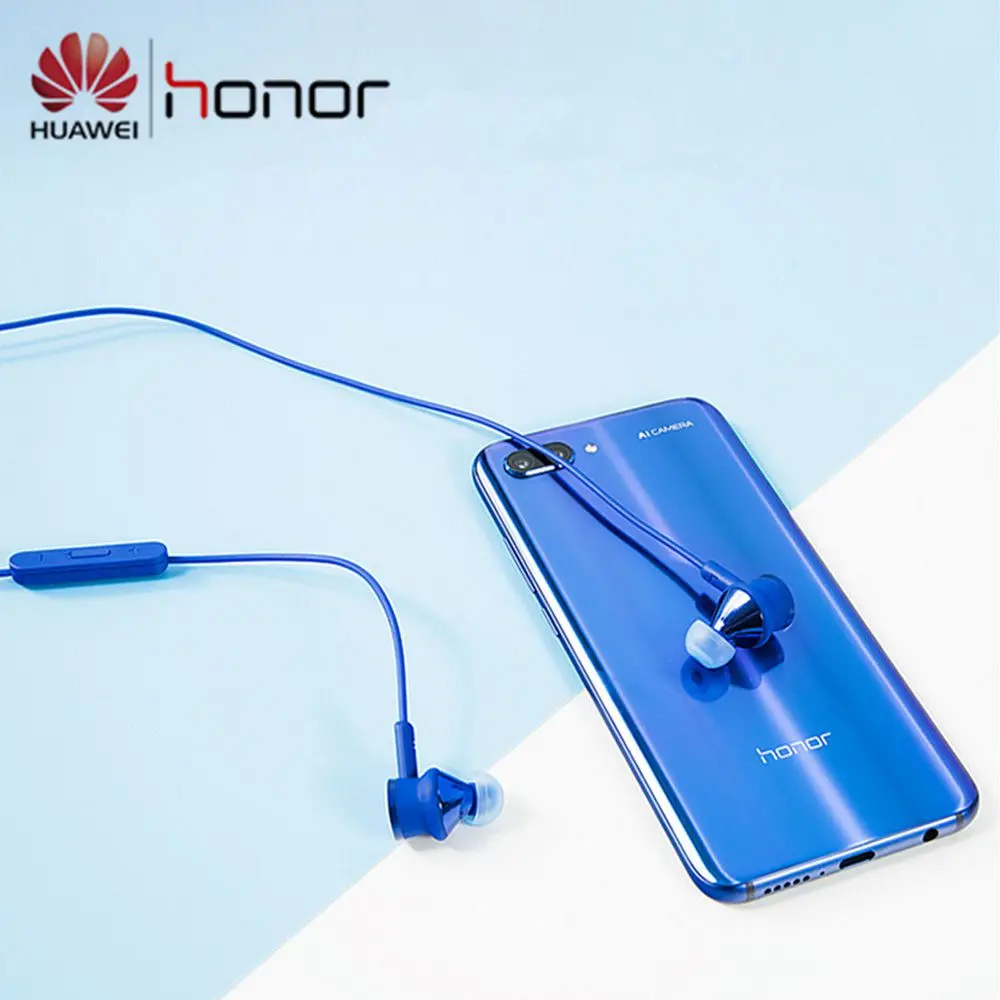 Оригинальные наушники huawei Honor Monster 2, AM17, 3,5 мм, наушники-вкладыши с микрофоном, чистый звук, наушники с проводным управлением, 1,1 м, гарнитура для Android