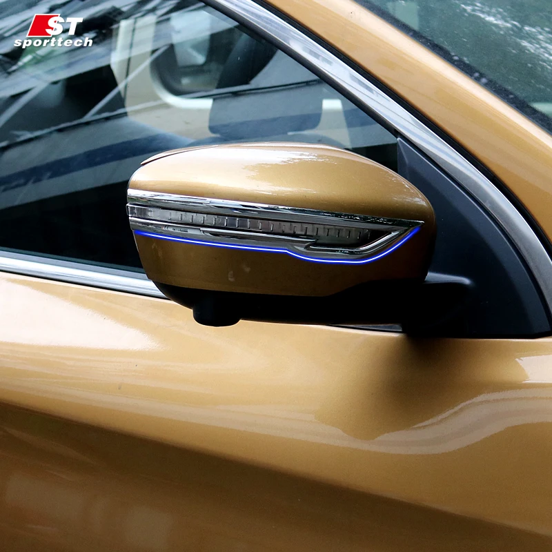 Car Styling Rear View Mirror Covers For Nissan Qashqai ABS Chromium