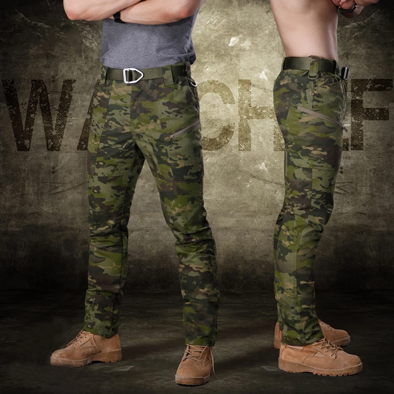 Мужские милитаристский Тактический груз уличные штаны боевая группа захвата армейские тренировочные военные брюки спортивные брюки для пеших прогулок охотничьи брюки