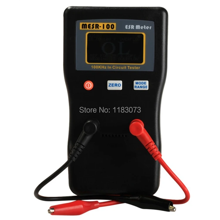Teste de Capacitor Profissional Digital Capacitância Resistência Medidor Display Automático Lcd 100 Khz no Testador Circuito Esr - Image 2