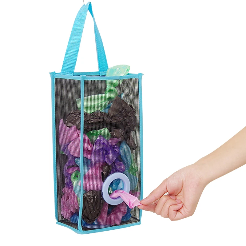 Us 3 0 30 Off Hanging Mesh Garbage Bag Organizer Dispenser Kitchen Wall Mount Reusable Grocery Bags Holder Net Trash Storage In Us 3 0 30 Off Hanging Mesh Garbage Bag Organizer Dispenser Kitchen Wall Mount Reusable Grocery Bags Holder Net Trash Storage In