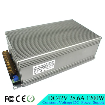 

Adjustable Power Supply DC42V Switch 28.6A 1200W Transformer 220V 110V AC DC42V SMPS For Stepper Industrial machine CNC CCTV