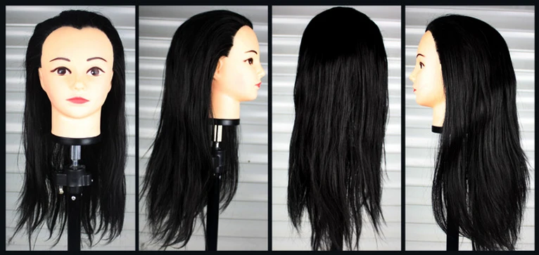 Новое поступление женский манекен голова с золотыми волосами для парикмахерских обучение модель головы для практики