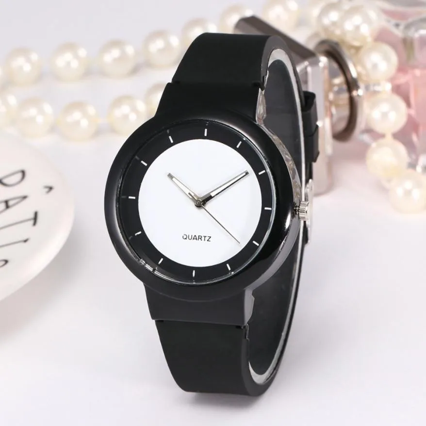 Silicone band watch women quartz wristwatches Casual sports Watch