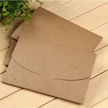 Креативные sobres крафт-бумага черный коричневый крафт-конверты свадебные конверты для приглашений ручной работы 50 шт./компл./пакет бумаги/