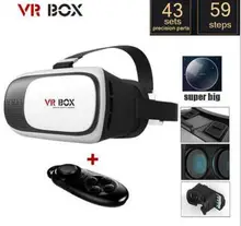 2017 New high quality VR BOX 3D Virtual Reality Glasses Google Cardboard 3D Movie Game for iPhone Android 4.0″-6.0″ Smart phone