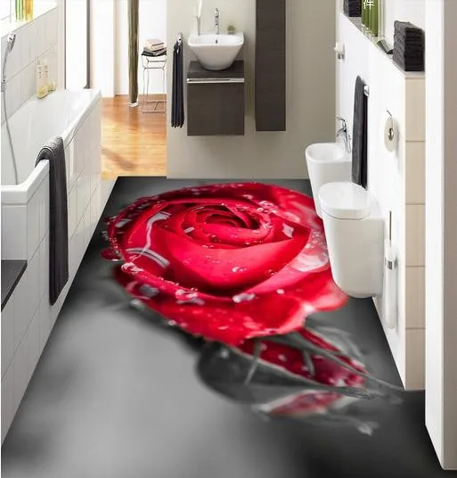 customize-3d-flooring-roses-wallpaper-3d-floor-tiles-bathroom-wallpaper-3d-stereoscopic-wallpaper (2)