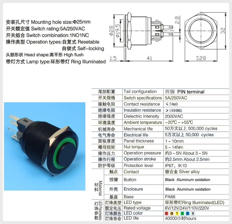 IB25A-G11F-E   IB25A-G11Z-E black