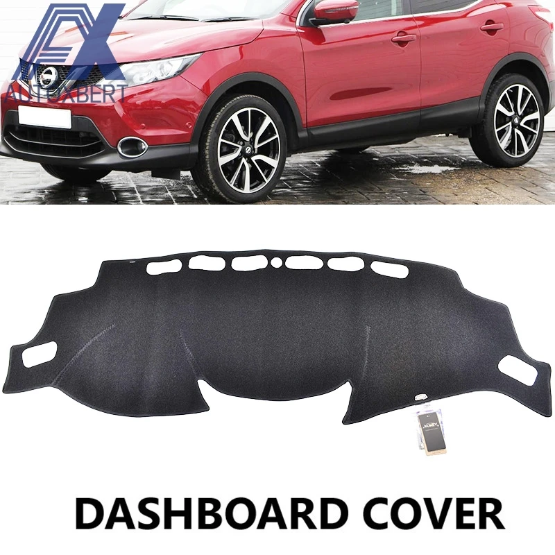 

AX Xukey Fit For Nissan Qashqai 2 J11 2014 2015 - 2018 Pad Sun Shade Dash Board Cover Carpet Dashboard Cover Dashmat Dash Mat