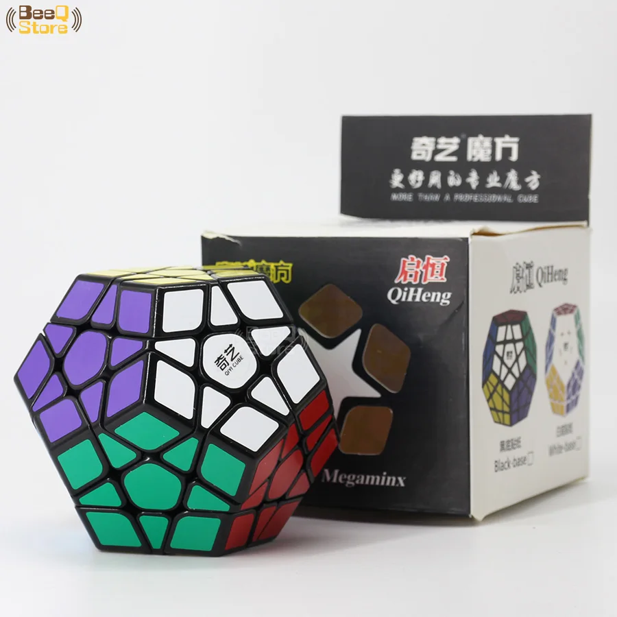 Qiyimegaminx Qiheng QihengS Megaminxd магический куб без наклеек скульптура черная головоломка на Скорость Куб обучающий игрушечный Прорезыватель - Цвет: Black