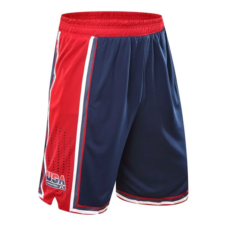 NEW 2017 Brand Athletic Sport Training Basketball Shorts Men Double Air