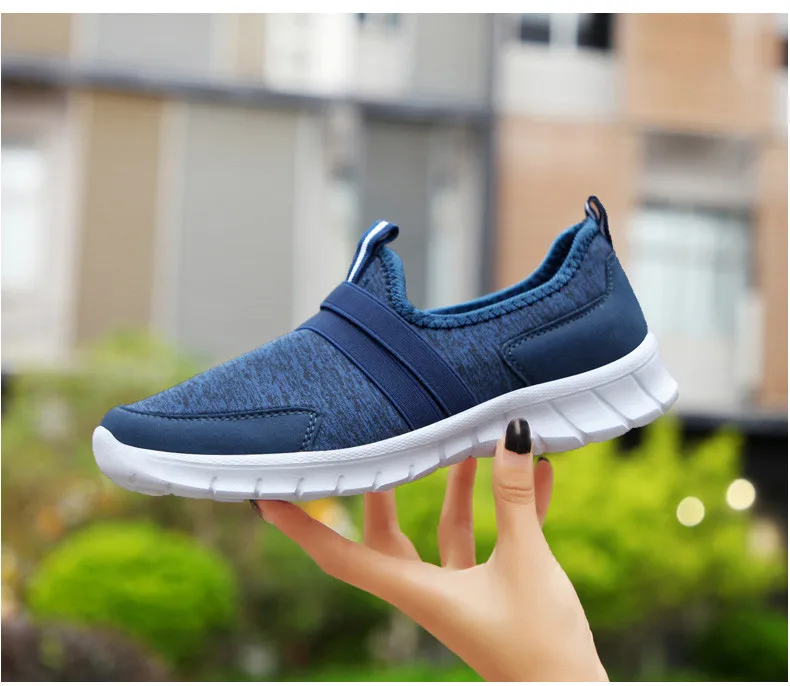 Sneakers Women Breathable Mesh Shoes Woman Ballet Slip On Flats Loafer ...